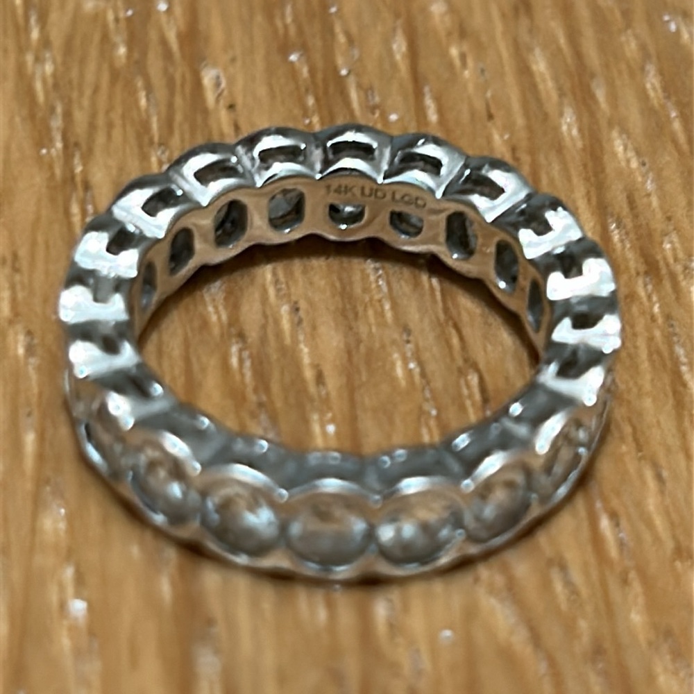 Badgley Mischa Collection Lab Diamond 3K Ring 5 - Picture 3 of 3